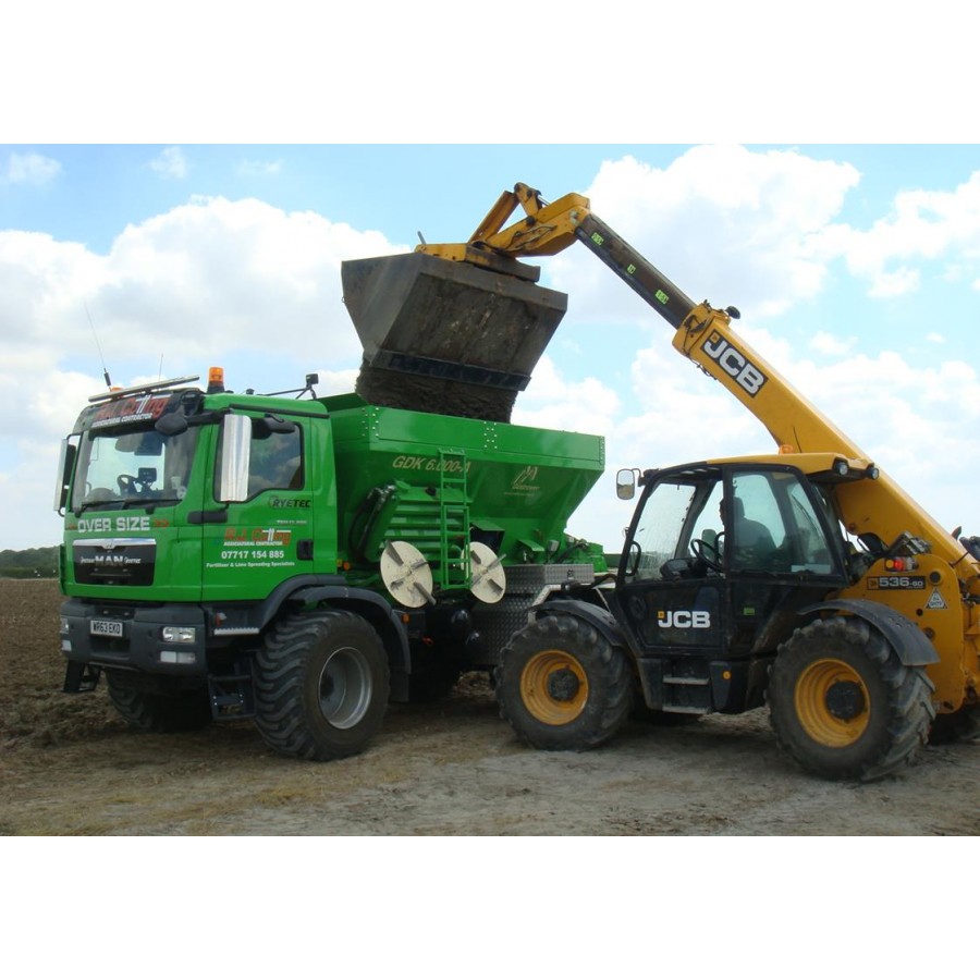 Self propelled & Truck Mounted Lime & Fertiliser Spreader - Ryetec
